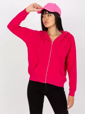 Damen-Sweatshirt BASIC FEEL GOOD B-002.02X FUCHSIE