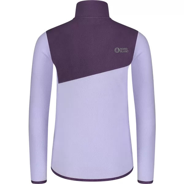  Leichtes Fleece-Sweatshirt für Damen NORDBLANC BEECH NBSFL8375 LILA 