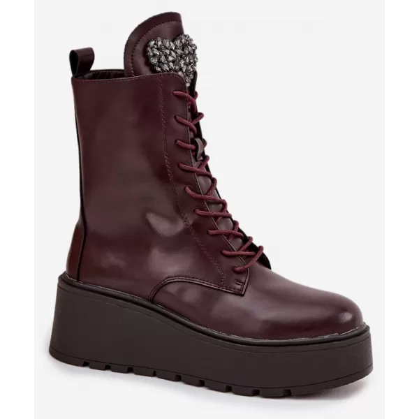  Damenschuhe BOTO SFY2478-19 ROTWEIN 
