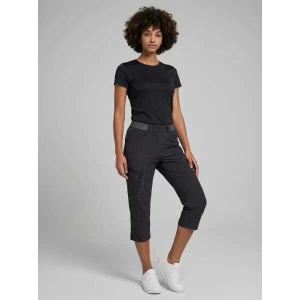  Caprihose für Damen ALPINE PRO WEDERA 2 SCHWARZ 