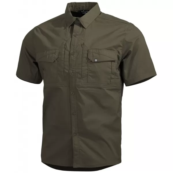  Herrenhemd PENTAGON PLATO SHIRT SHORT K02019-SH RANGER GRÜN 