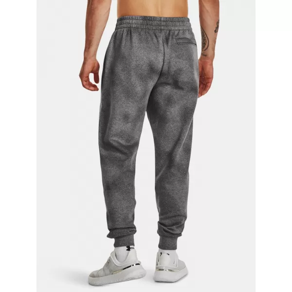  Herren-Jogginghose UNDER ARMOUR UA RIVAL FLEECE PRINTED JGRS 1379777-025 GRAU 