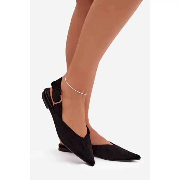  Ballerinas für Damen BOTO JH598/9755 SCHWARZ 