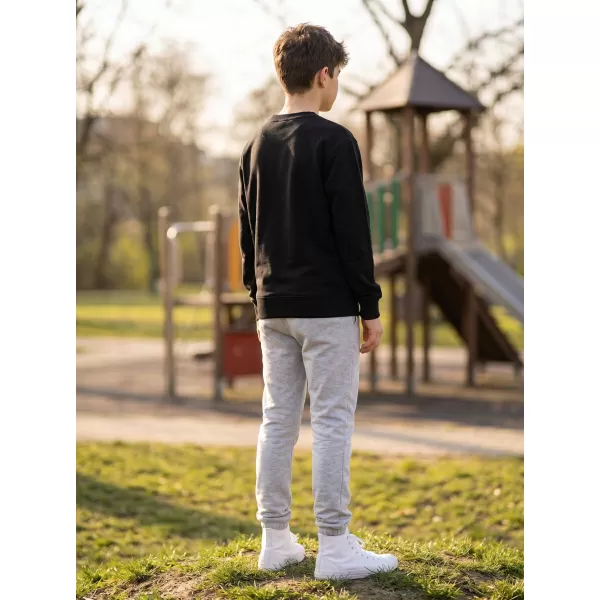  Kinder-Sweatshirt MALFINI CREW 427 SCHWARZ 