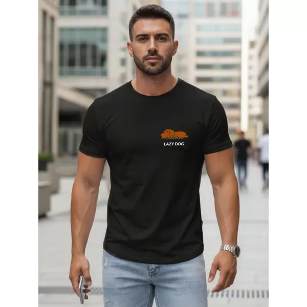  Herren-T-Shirt DSTREET NX5096R-BK SCHWARZ 