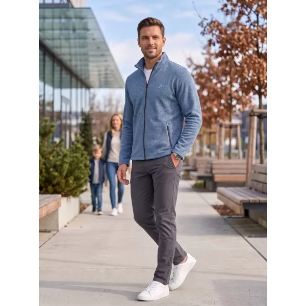  Fleece-Sweatshirt für Herren ALTISPORT ALM002852 DUNKLE DENIM-HIGHLIGHTS 