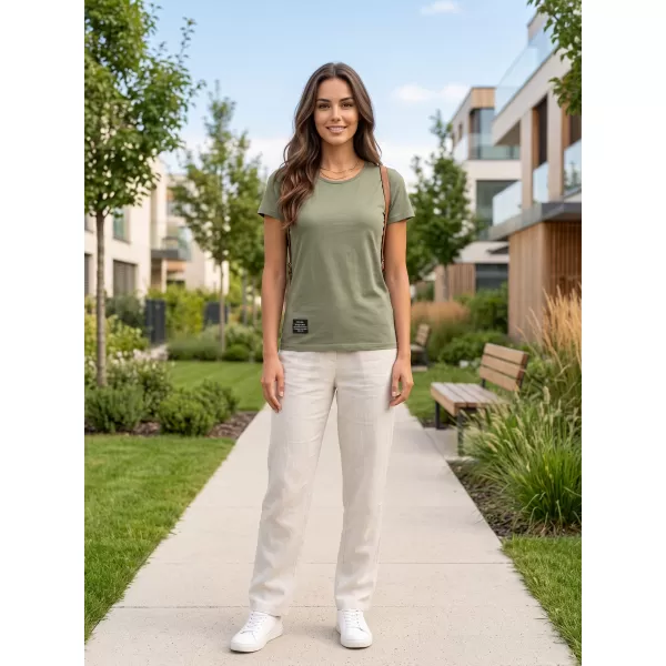  Damen-T-Shirt ALTISPORT NP/ALWST26001 MILITÄRGRÜN 
