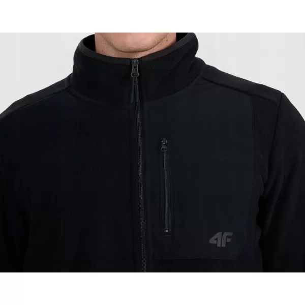  Fleece-Sweatshirt für Herren 4F WAW25TFLEM417 TIEFSCHWARZ 