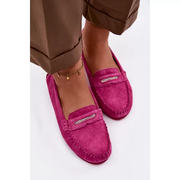  Damenmokassins S.BARSKI LR61-7029 FUCHSIE 
