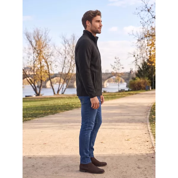  Fleece-Sweatshirt für Herren ALPINE PRO SIUS 4 SCHWARZ 