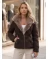 Damenjacke DSTREET TY6084 BRAUN
