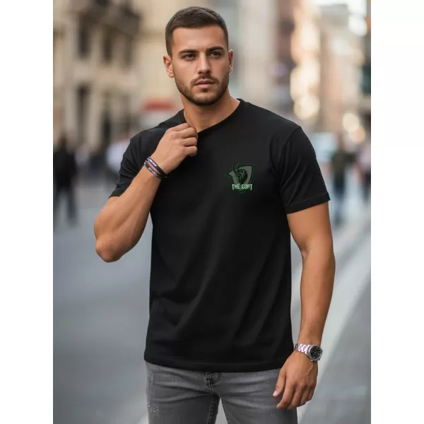  Herren-T-Shirt DSTREET NX0153R-BK SCHWARZ 
