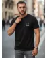 Herren-T-Shirt DSTREET NX0153R-BK SCHWARZ