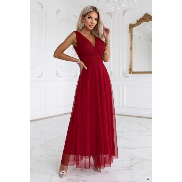  Kleid NUMOCO 687-2 HELLES BURGUNDERROT 