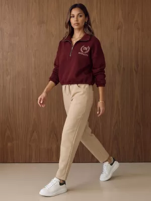 Damen-Sweatshirt DSTREET 1 BY1575 BURGUND