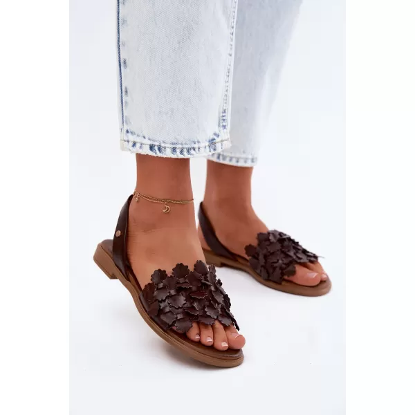  Damensandalen ZAZOO 40468 SCHOKOLADE 