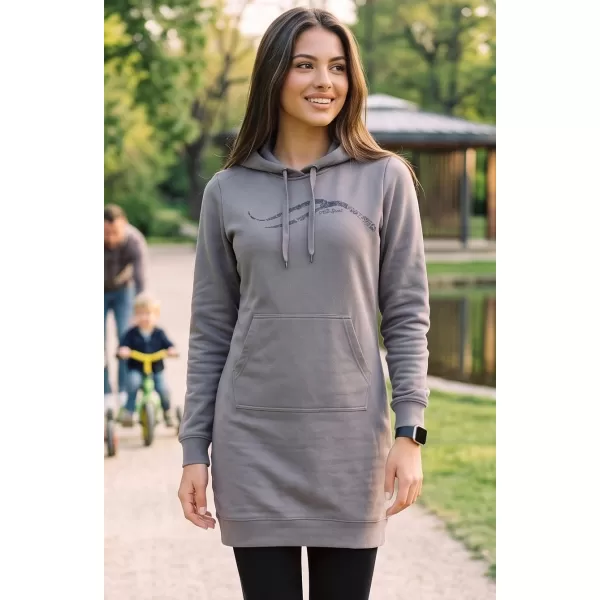  Erweitertes Damen-Sweatshirt ALTISPORT ALW001419 STAHLGRAU 