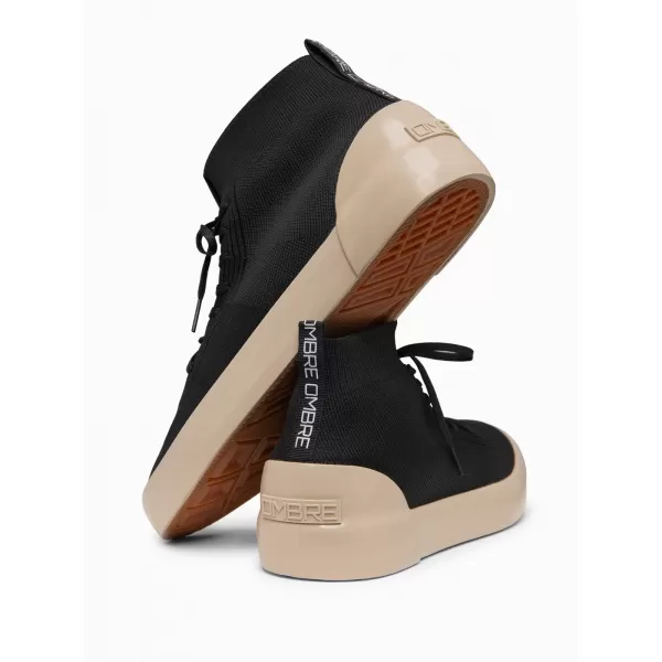  Herrenschuhe OMBRE OM-FOKS-0201 SCHWARZ 
