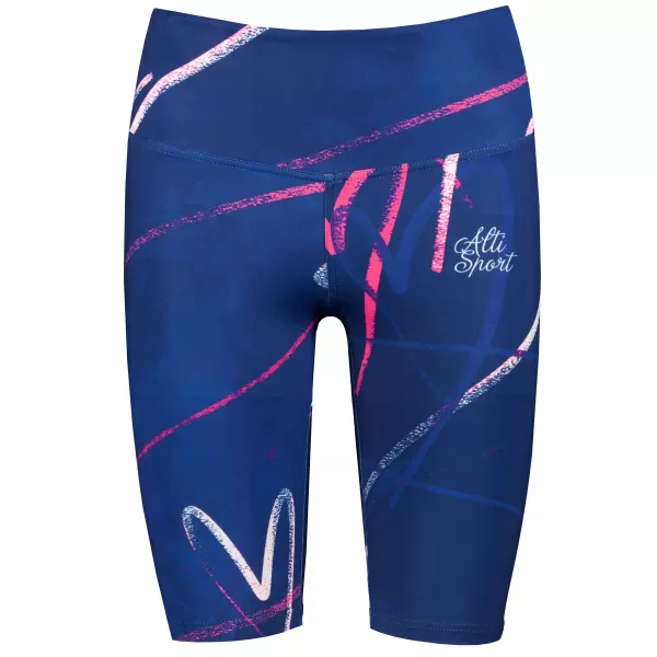  Premium-Overknee-Leggings für Damen (neue Größen) ALTISPORT VOJ/ALW082LEG06 DUNKELBLAU 