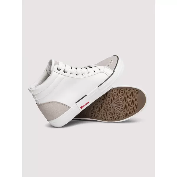  Knöchelsneaker für Herren OMBRE OM-FOTH-0240 WEIß UND BEIGE 