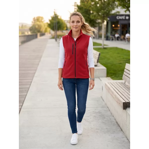  Fleeceweste für Damen MALFINI EXIT W-525 ROT 