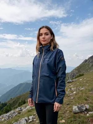 Outdoor-Jacke für Damen ALPINE PRO TEMUNA MONDBESCHIENENER OZEAN