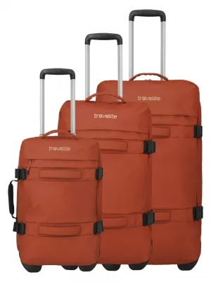 Satz Taschen TRAVELITE BOLONIA WHEELED DUFFLE ORANGE