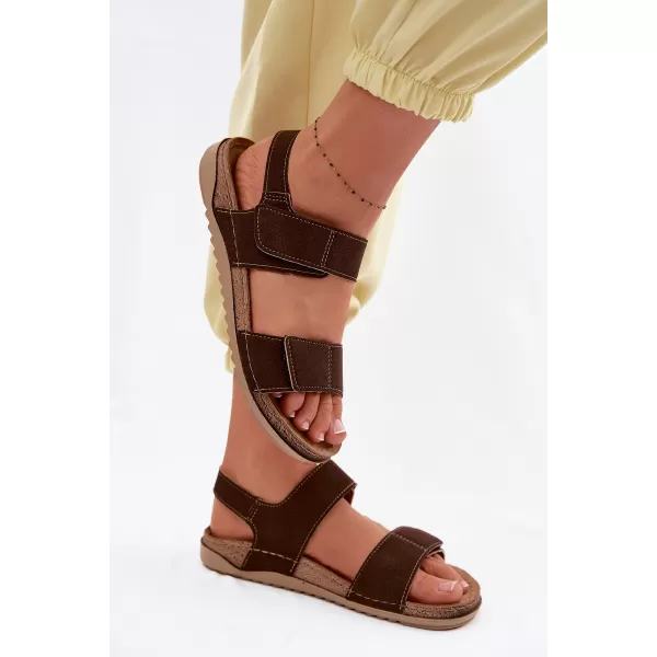  Damensandalen INBLU AA000070 BRAUN 