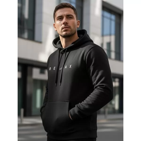  Herren-Sweatshirt DSTREET NX0001B-BK SCHWARZ 