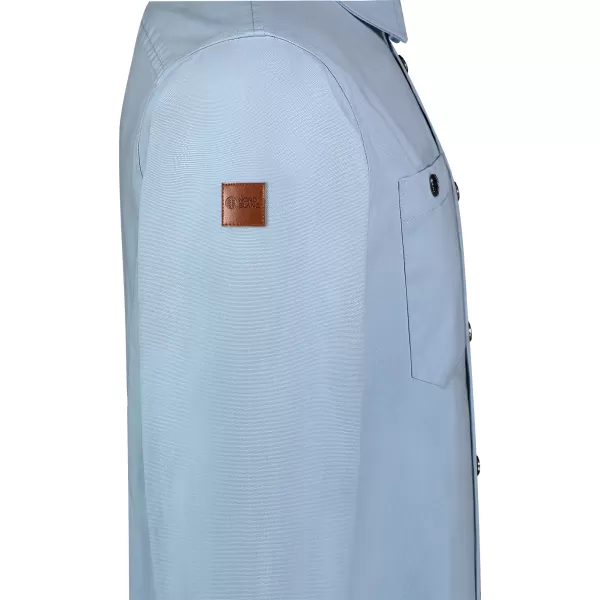  Herren-Flanellhemd NORDBLANC HAZE NBSSM8370 BLAU 