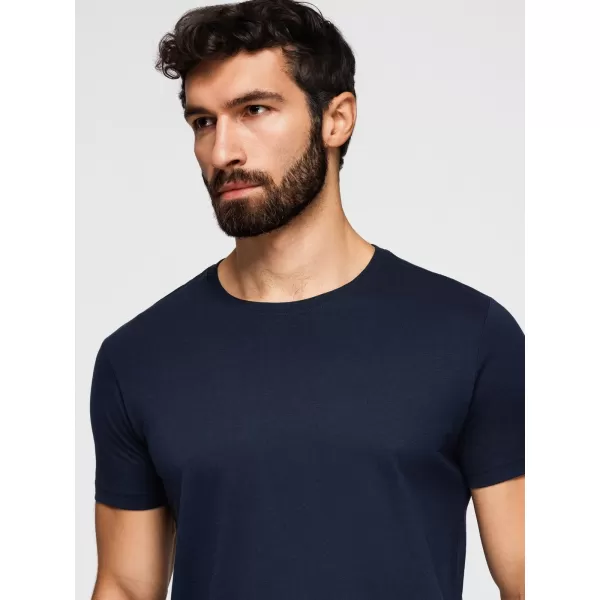  Herren-T-Shirt OMBRE OM-TSBS-0268 SCHWARZ/GRÜN/KHAKI 