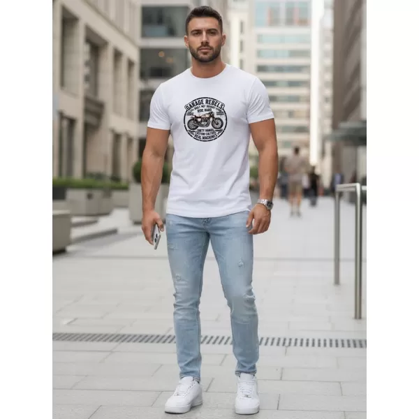  Herren-T-Shirt DSTREET NX5007R-WH WEIß 