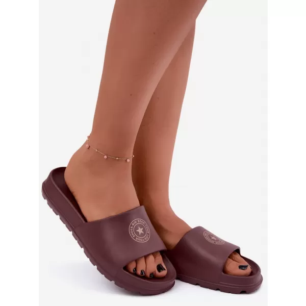  Damenhausschuhe BIG STAR SHOES UU274075 WEIN 