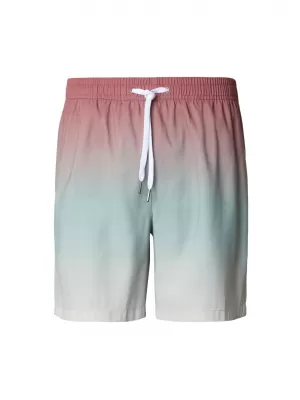 Badeshorts für Herren URBAN CLASSICS TB8452-22413 GRÜNER FARBVERLAUF