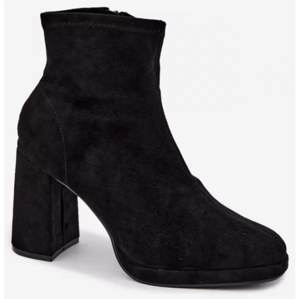  Damen-Stiefeletten BOTO NN636 SCHWARZ 