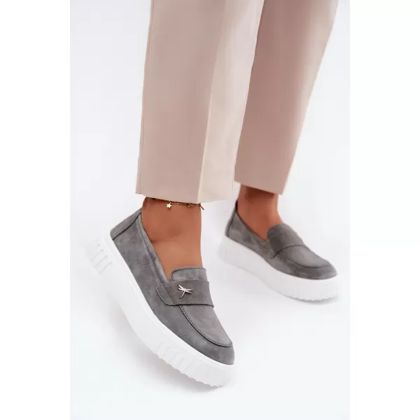  Damen-Stiefeletten VINCEZA 93218 GRAU 