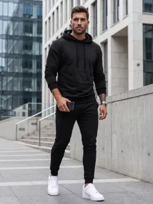 Herren-Set DSTREET AX0692 SCHWARZ