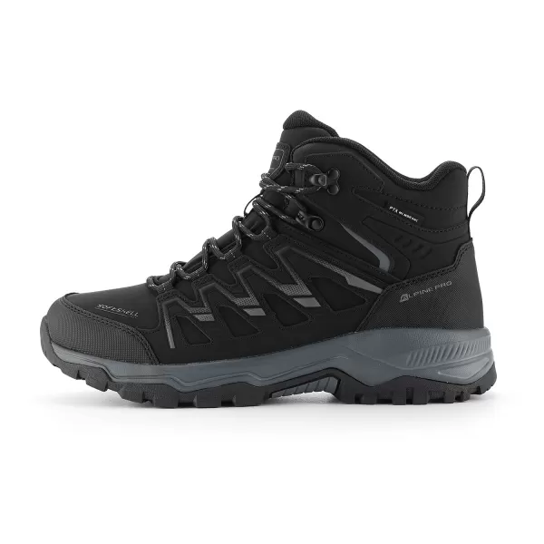  Outdoor-Stiefeletten ALPINE PRO ZARGE SCHWARZ 