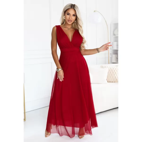  Kleid NUMOCO 687-2 HELLES BURGUNDERROT 