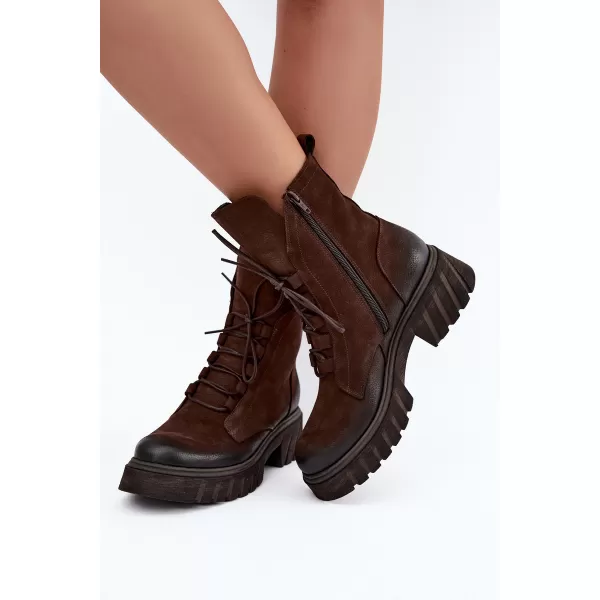  Damenschuhe ZAZOO 1850 SCHOKOLADE 