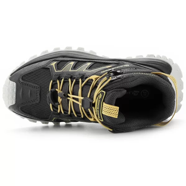  Outdoor-Schuhe für Kinder ALPINE PRO ATEGO DUNKLES ECHTES GRAU 