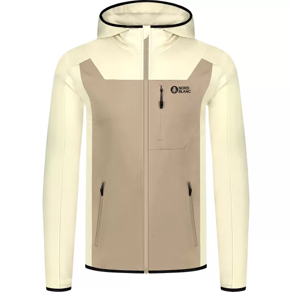  Powerfleece-Sweatshirt für Herren NORDBLANC SPRAWL NBSFM8333 BEIGE 