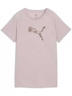 Damen-T-Shirt PUMA ESS SEQUINS TEE 69457649 NEBLIGES ROSA