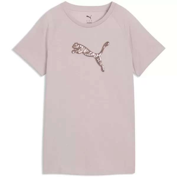  Damen-T-Shirt PUMA ESS SEQUINS TEE 69457649 NEBLIGES ROSA 