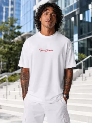 Herren-T-Shirt DSTREET NX4001R-WH-O WEIß