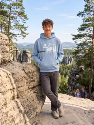 Kinder-Sweatshirt ALTISPORT ALM193422 HIMMELBLAU