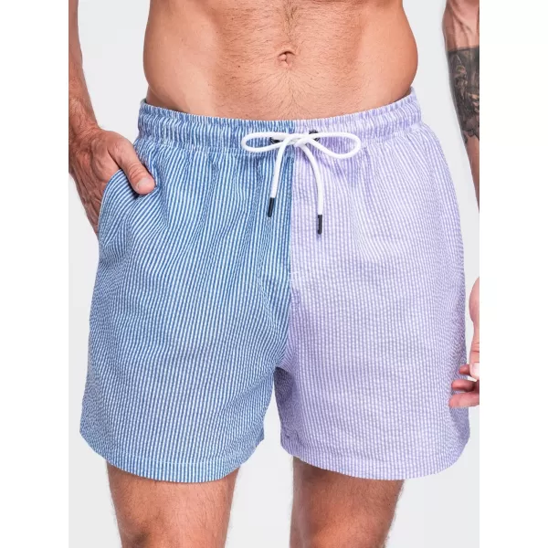  Herrenshorts OMBRE OM-SRSS-0215 BLAU UND LILA 
