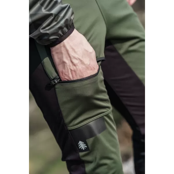  Wasserdichte Multisporthose für Herren NORDBLANC RIDGEWALK NBSPM8325 DUNKELGRÜN 