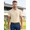 Herren-T-Shirt mit Kragen MALFINI FOCUS 232 MANDEL