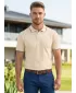 Herren-T-Shirt mit Kragen MALFINI FOCUS 232 MANDEL